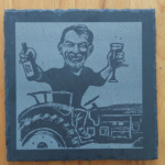 Bild auf Schiefer
